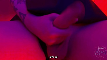 Slavic Trans Domme Humilates a Slave