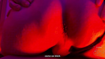 Slavic Trans Domme Humilates a Slave