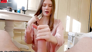 Passion-Filled Kitchen Encounters - Hot Blonde Babe Fucked Hard By Hunk