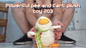 Powerful pee and fart plush toy 203