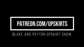 Blake and Peyton Upskirt Show
