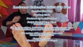 Ladvent Calendar 23 - 8th Dec - Barefoot Wax Play