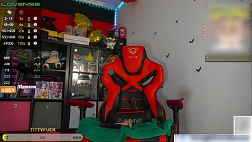 Mega big boobs streamer teen with hot hairy pussy