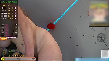 Mega big boobs streamer teen with hot hairy pussy