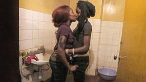 ”Skinny Ebony Fingering & Pleasing Pussy”