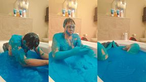 ultimate blue slime bath 4k hd ultra temu camera edition