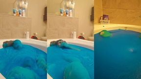 ultimate blue slime bath 4k hd ultra temu camera edition