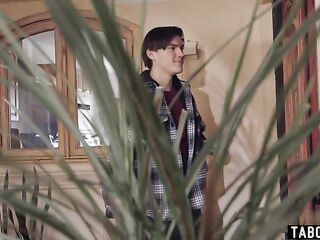 Hawt mother I'd like to fuck lost her spouse but teen stud neighbour was there for her