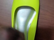 Cum on neon flats
