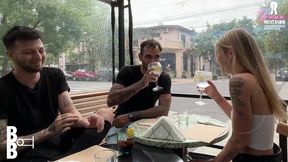 Can This Hot American Tourist Survive Two Argentine Guys? Sammm's Rough DP, Anal & Massive Facial