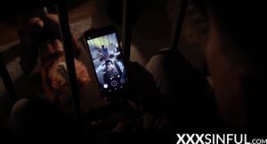 Stanley Johnson destroys Alexxa Vice ass while her husband watch