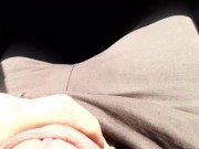 Paja polla gorda en auto