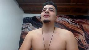 Skinny Man Shows His Assets in Front of the Camera