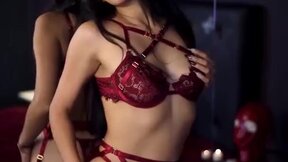 #brunette #bodygoals #fitgirl #lingerie #redlingerie #sensual #seductive