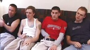 4 teen Amateur Guys Love Cock