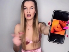 SPH long nails femdom laught off