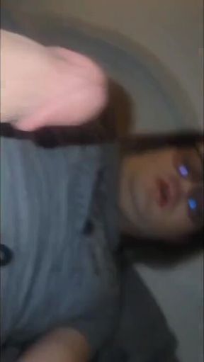 Trans Big Dick Jerk Off Gushes Massive Cum Explosion