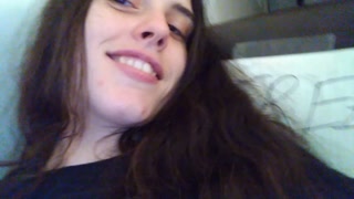 PinkMoonLust FREE CHAIR 2 Hairy Pussy Exhibitionist Sits in Garbage Chair Bringing New Life