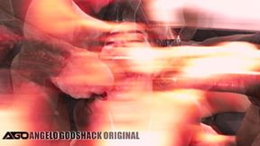 April Bigass goes 4on1 Hardcore gangbang DAP with anal fisting & pee, no pussy