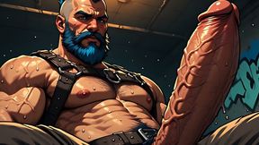 Kinky Leather Bulls Art