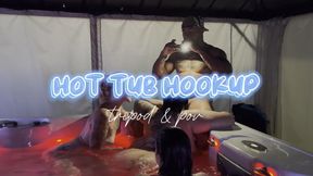Hottub hookup with 3 horny women in multiview