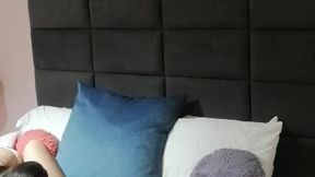 Teen MILF rides cock and cums hard at her hunk's house