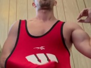 Big Dick Energy wrestler jock webcam for coach @ Onlyfans / JULIANWOLFGANG