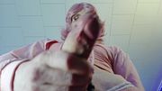 pink hair femboy up & feeds you cum - morning load on your face, smears and slaps with cock