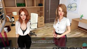 Seductive stepdaughter teases in a steamy PC game