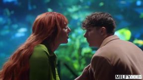 MILFY Married Redhead Lauren Phillips Gets DPed By Two Studs