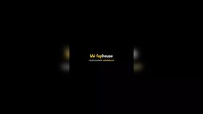 Lingerie-clad couple shares intimate closed-door oral lesson