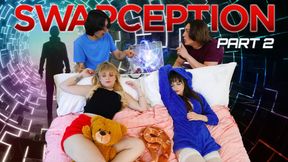 Stepmom and Stepsister Swap Cock for Deepthroat BJ