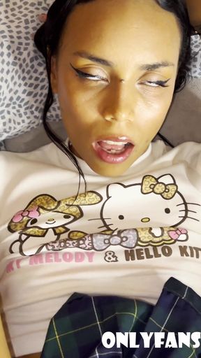 Captivating moment from &quot;Hello Kitty Teen Gets Picked Up In The Park For Anal Creampie&quot;