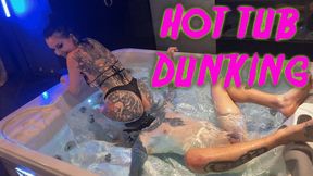 Hot Tub Dunking with Mistress Demoness Luna Maz Morbid 10809 60fps - Foot Fetish Face Sitting Dunking Femdom @mazmorbidfetish