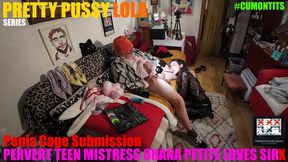 PERVERT TEEN MISTRESS OHANA PETITE LOVES SIR STEPHEN - PENIS CAGE SUBMISSION CHAPTER 02