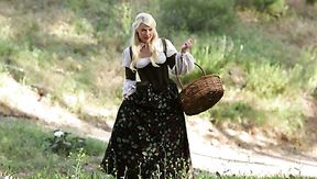 Medieval hottie Shayla La Veaux banged well outdoors