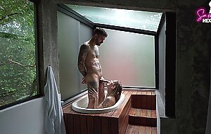 Fucking in the SPA with the risk of getting caught! - SammmNextDoor Date Night #29