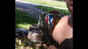 Maricon exhibi&eacute_ndose en p&uacute_blico.