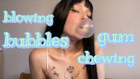 Bubble Blowing, Chewing, Popping