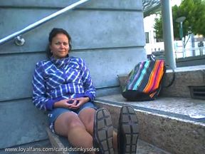 SMELL MY NASTY DIRTY STINKY FEET RIGHT NOW