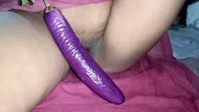 Desi Housewife's Desperate Desire for Big Baigan: POV Indian Village Homemade Masturbation Frenzy