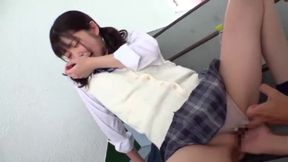 Famous Senior Tempts Me In Skirt At School; Wet Underwear Reveals Her Desire For Uniform