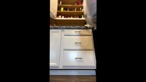 Putting Away My Supplements Jean Shorts