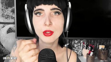 German ASMR girl jerks off while whispering filthy instructions to her fleshlight