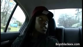 White Sexy Gay Teen Boy Enjoy Big Black Dick Hard Way 04