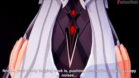 Hot HOT MOM hammered in Genshin Impact-themed cosplay