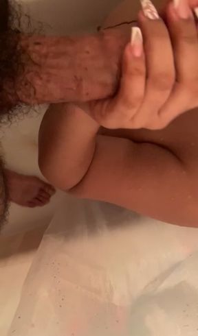 Shower Blow Job