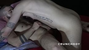 hetero baise son pote gay en mode bareback juste pour se vider les couilles