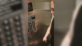 Steamy elevator romp ends in explosive, sticky semen-soaked finale, total facial domination