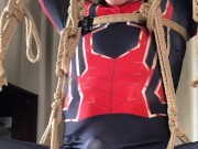 Master Sim - Spiderman Suspension Bondage Edging JYau